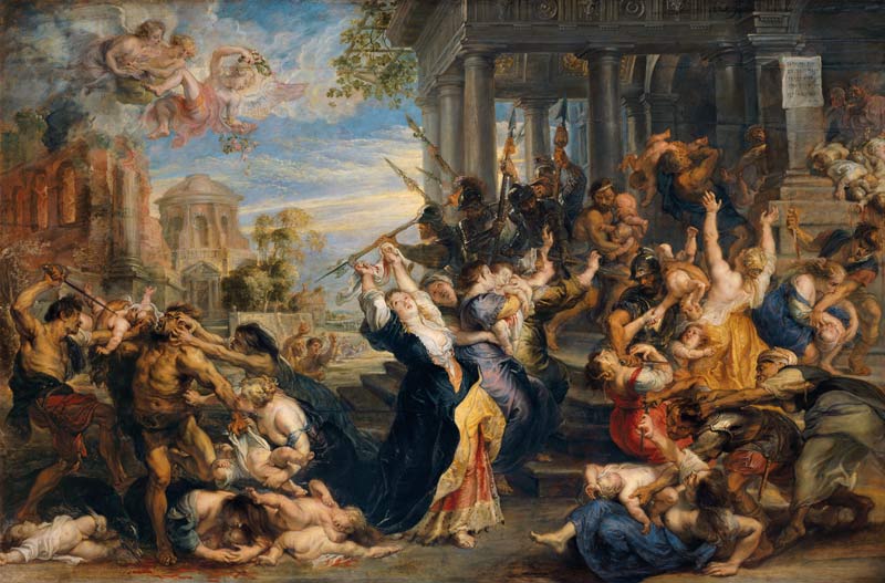 Der Bethlehemitische Kindermord. von Peter Paul Rubens
