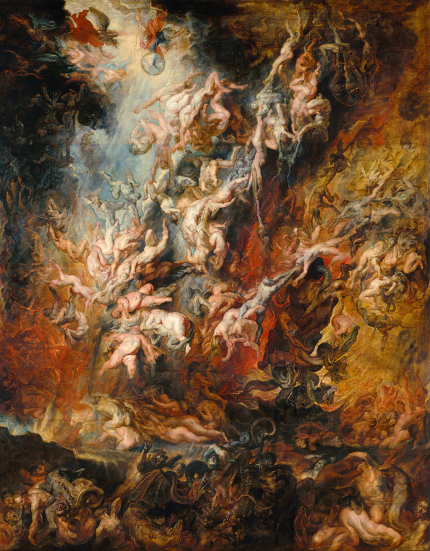 Der Höllensturz der Verdammten von Peter Paul Rubens
