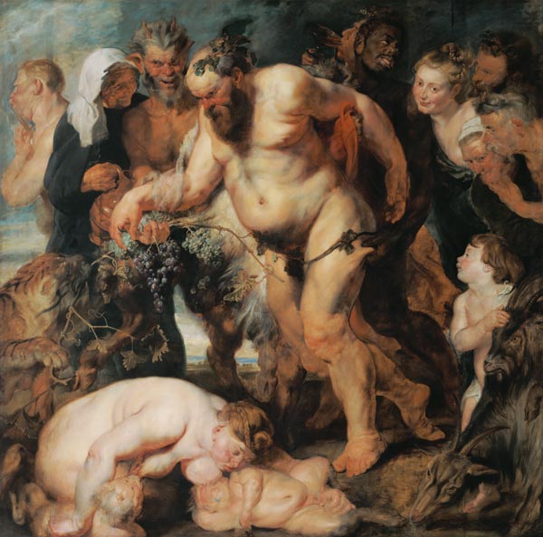 Der trunkene Silen von Peter Paul Rubens