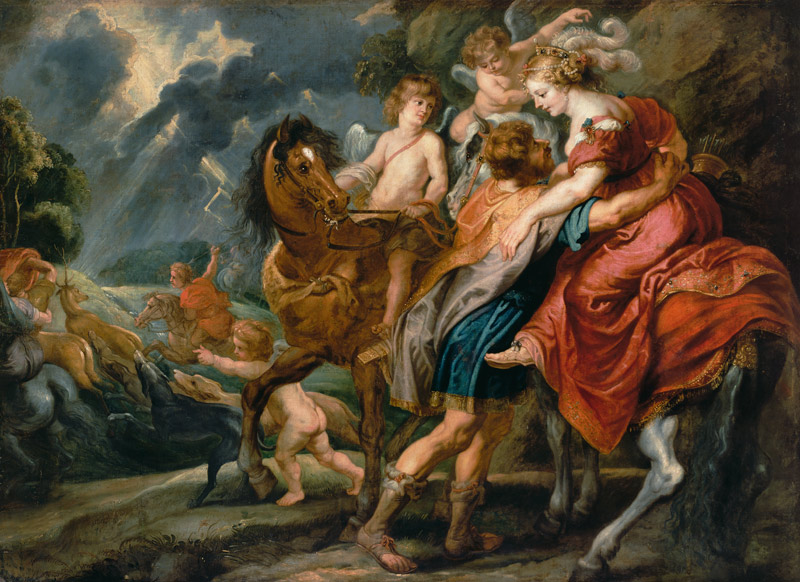 Dido und Aeneas. von Peter Paul Rubens