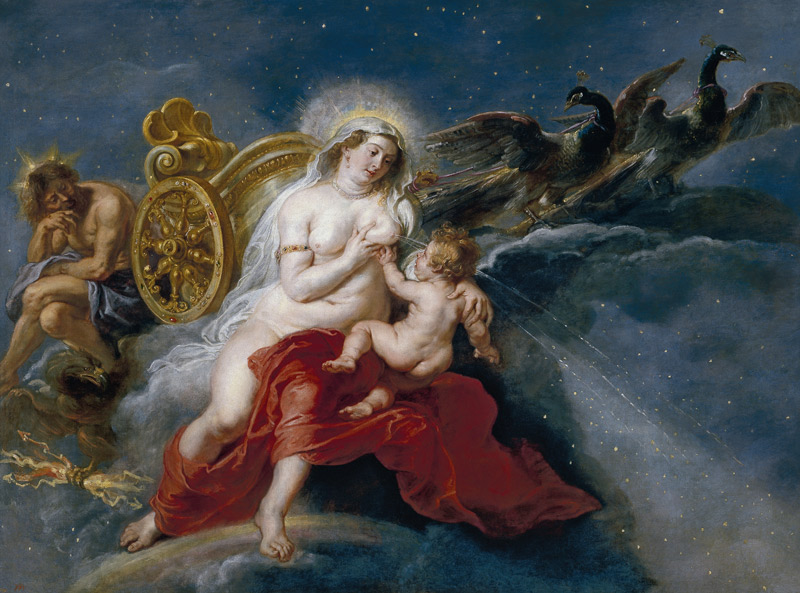 Die Entstehung der Milchstraße von Peter Paul Rubens
