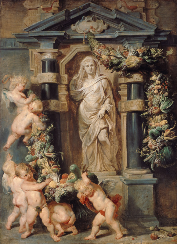 Die Statue der Ceres von Peter Paul Rubens