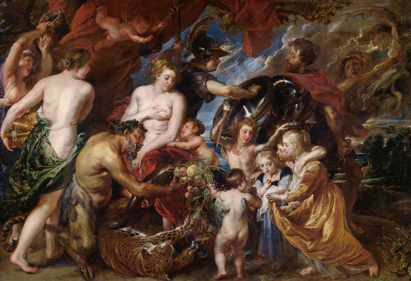Minerva Protects Pax from Mars (Peace and War) von Peter Paul Rubens