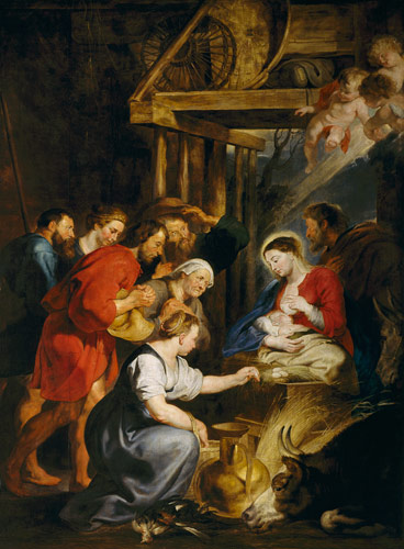 Adoration of the Shepherds von Peter Paul Rubens