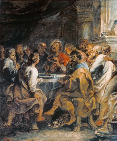 Das letzte Abendmahl von Peter Paul Rubens
