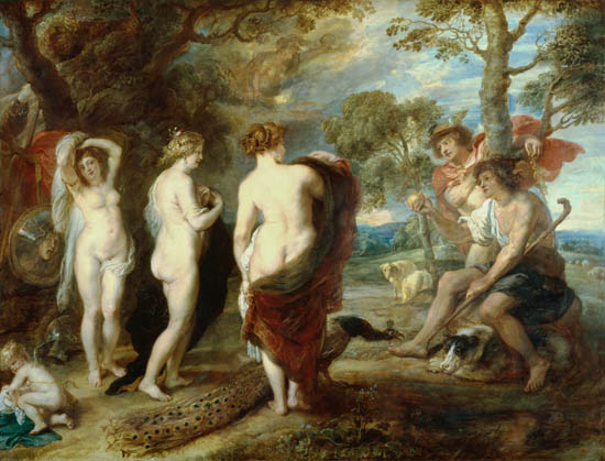 Urteil des Paris II von Peter Paul Rubens
