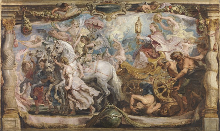Der Triumph der Kirche von Peter Paul Rubens