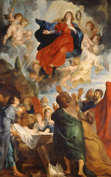 Die Himmelfahrt Mariae. von Peter Paul Rubens