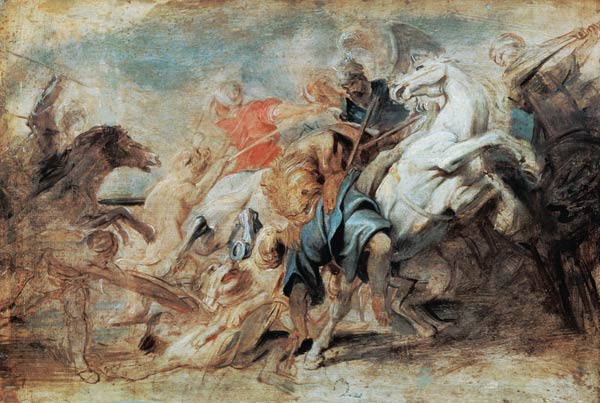 Die Löwenjagd von Peter Paul Rubens