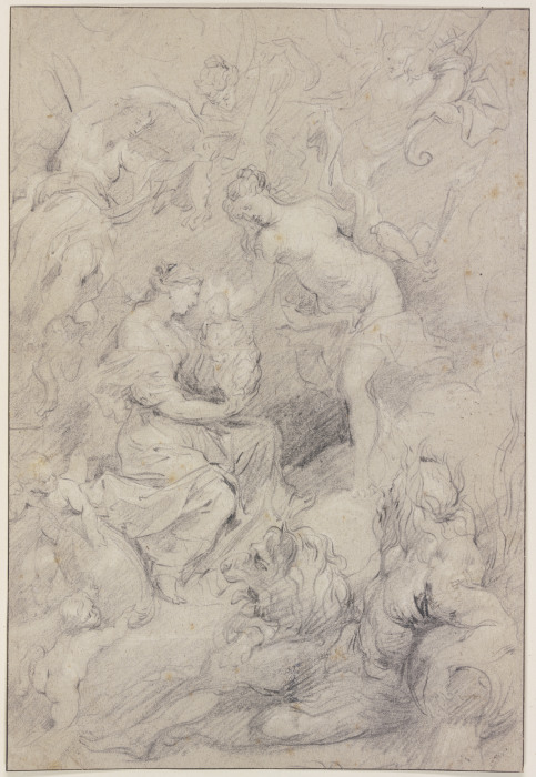 Die Geburt der Prinzessin in Florenz am 26. April 1573 von Peter Paul Rubens