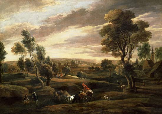 Extensive wooded landscape von Peter Paul Rubens