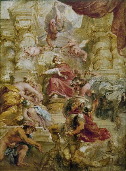 Jakob I. als Friedenskönig/ P.P. Rubens von Peter Paul Rubens