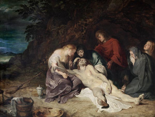 Lamentation over the Dead Christ with St. John and the Holy Women von Peter Paul Rubens