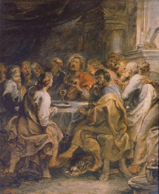 Das letzte AbendmaHl. 1630/1631 von Peter Paul Rubens