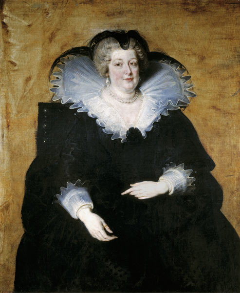 Porträt von Maria von Medici (1575-1642) von Peter Paul Rubens