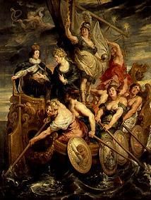 Medici-Zyklus: Die Volljährigkeit Ludwigs XIII., 20.10.1614 von Peter Paul Rubens