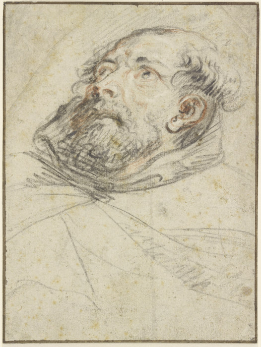 Mönch, emporblickend (exemplum doloris) von Peter Paul Rubens