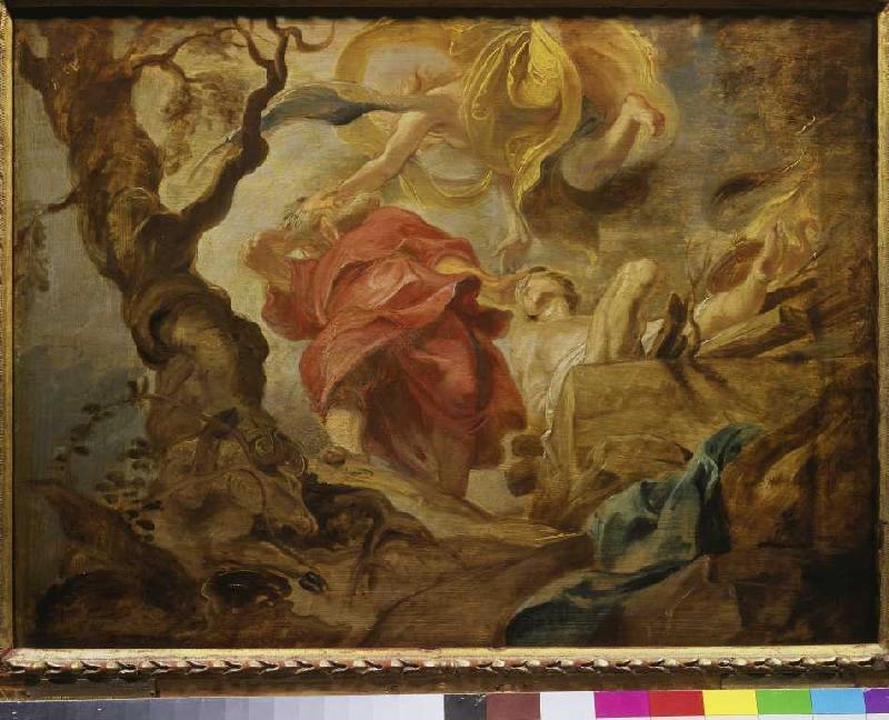 Die Opferung Isaacs. von Peter Paul Rubens