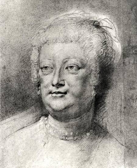 Portrait of Marie de Medici (1573-1642) von Peter Paul Rubens