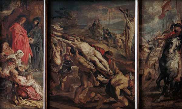 Kreuzaufrichtung von Peter Paul Rubens