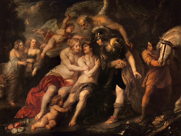 Rubens / Hercules at the Crossroads von Peter Paul Rubens