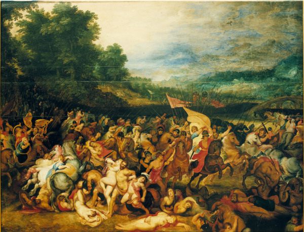 Rubens / Battle of the Amazons von Peter Paul Rubens