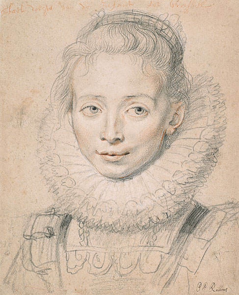Rubens' Tochter Clara Serena (sog. Ehrendame der Infantin Isabella) von Peter Paul Rubens