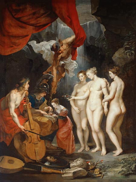 Die Erziehung Marias. (Gemäldezyklus für Maria de' Medici) von Peter Paul Rubens