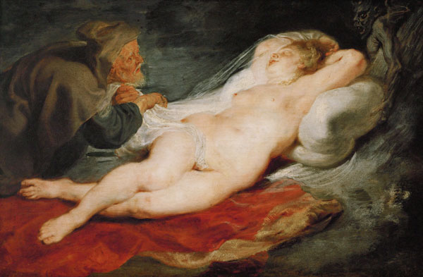 The Hermit and the sleeping Angelica, 1626-28 von Peter Paul Rubens