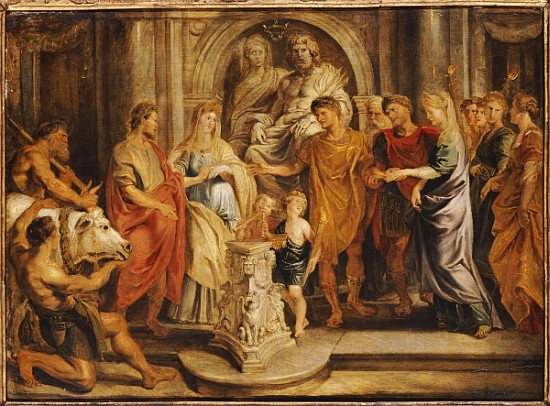 The Marriages of Constantine and Fausta and of Constantia and Licinius von Peter Paul Rubens