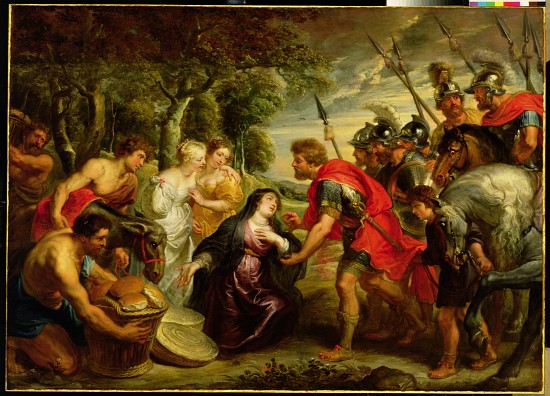 The Meeting of David and Abigail, 1625-28 von Peter Paul Rubens