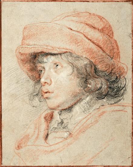 Rubens' Sohn Nikolaus mit roter Filzkappe