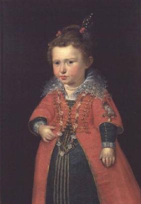 Eleanor Gonzaga (1598-1655) aged two years old, daughter of Vicenzo I of Mantua and Eleanor de Medic 1600