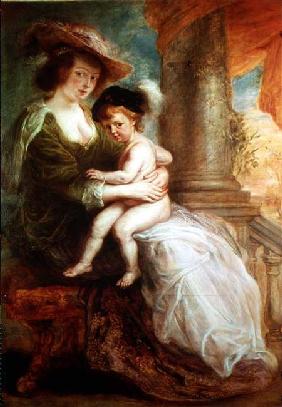 Helene Fourment (1614-73) and her son Frans