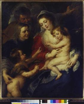 Die hl. Familie mit der hl. Elisabeth und dem Johannesknaben 1632/1634