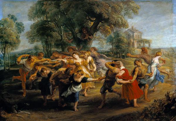 Bäuerlicher Tanz. 1636/1640