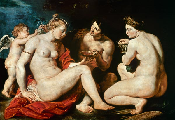 Venus, Cupid, Bacchus and Ceres von Peter Paul Rubens