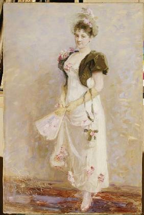 Portrait von Emma Thomsen 1893