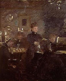Die Soirée in Skagen von Peder Severin Krøyer