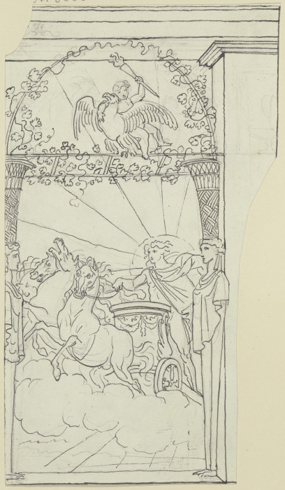 Apoll auf dem Sonnenwagen von Peter von Cornelius