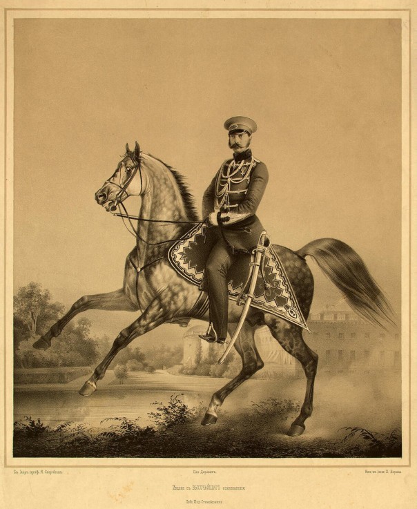 Porträt des Kaisers Alexander II. (1818-1881) von P.F. Borel