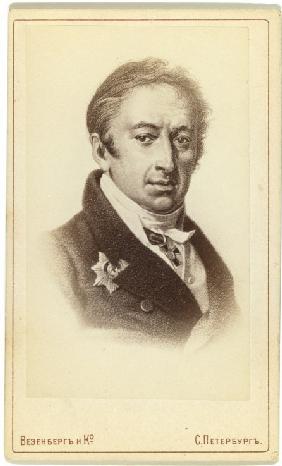 Porträt des Schriftstellers und Historikers Nikolai M. Karamsin (1766-1826)