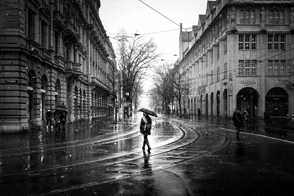 regnerischer Tag in Zürich von Philipp Weinmann
