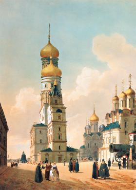 Der Glockenturm Iwan der Große im Moskauer Kreml