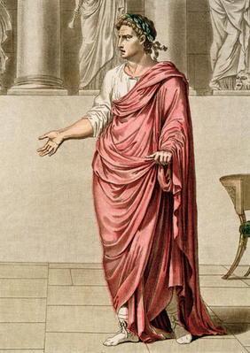 Titus, costume for 'Berenice' by Jean Racine, from Volume II of 'Research on the Costumes and Theatr 1610