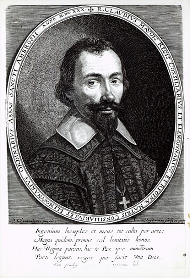 A portrait of Claude Maugis, advisor to Marie de Medici von Philippe de Champaigne