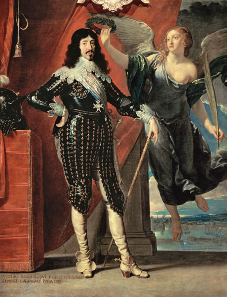 Louis XIII. wird von der Viktoria gekrönt. von Philippe de Champaigne