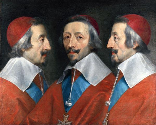 Triple Portrait of the Head of Richelieu 1642