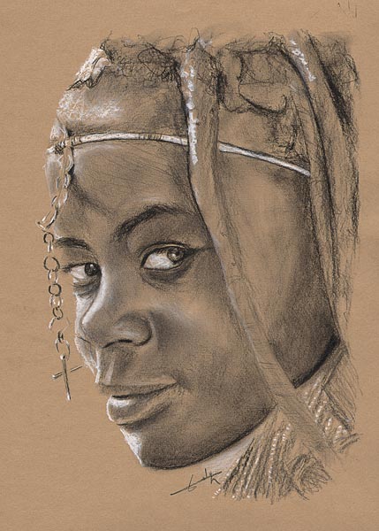 Femme Himba von Philippe Flohic
