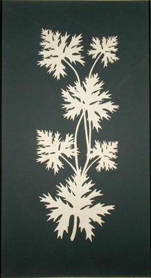 Leaves (collage on paper) von Phillip Otto Runge